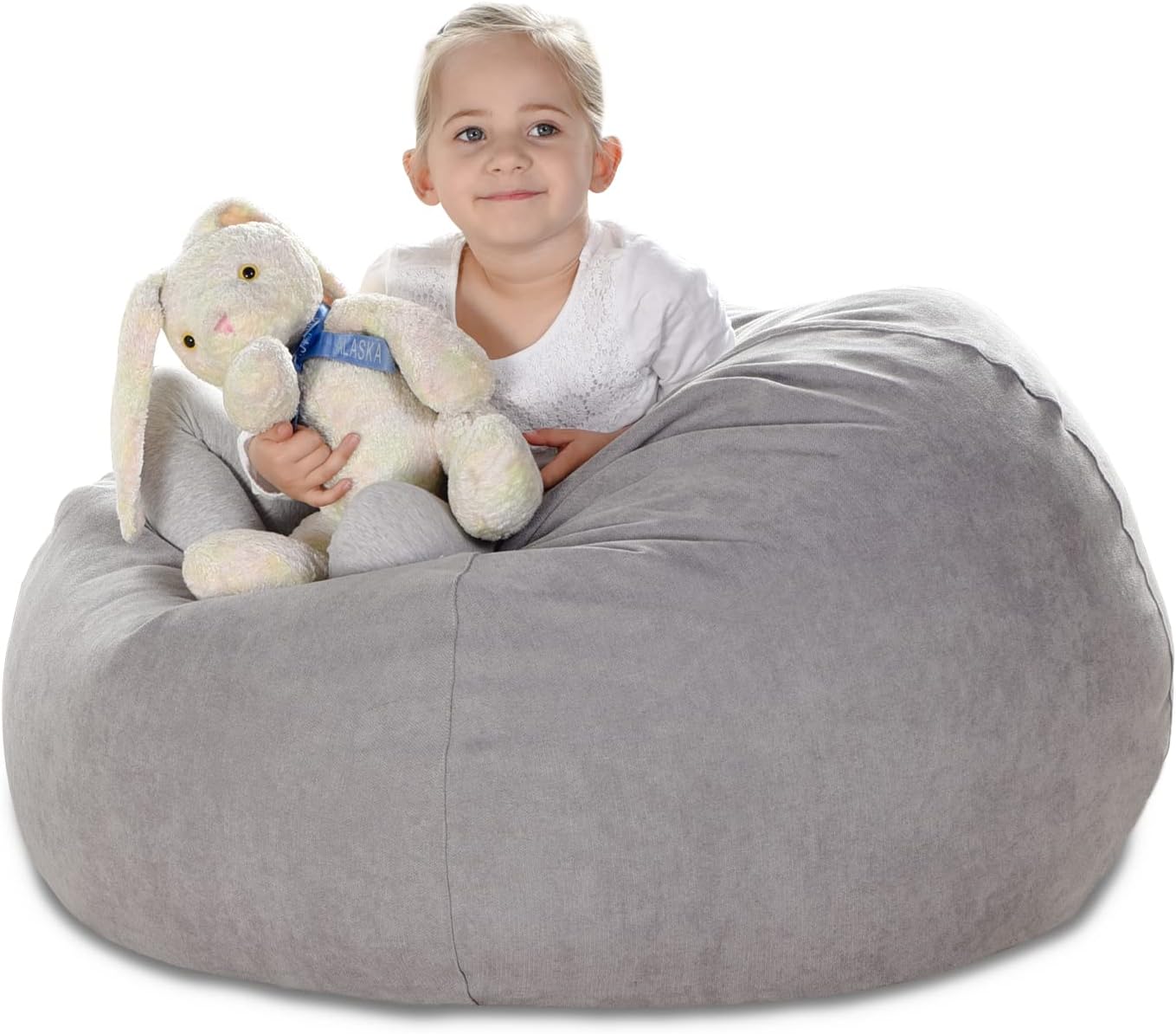 YuppieLife Stuffed Animals Bean Bag Chair Cover CandyColored Bean Bag