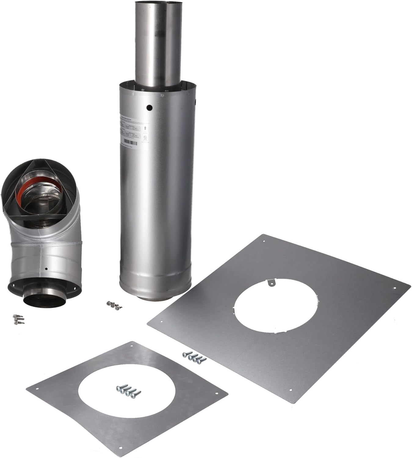 Rheem ProTech Horizontal Vent Straight Termination Kit for Tankless Gas Non-Condensing Water Heaters (Max Wall Thickness 10