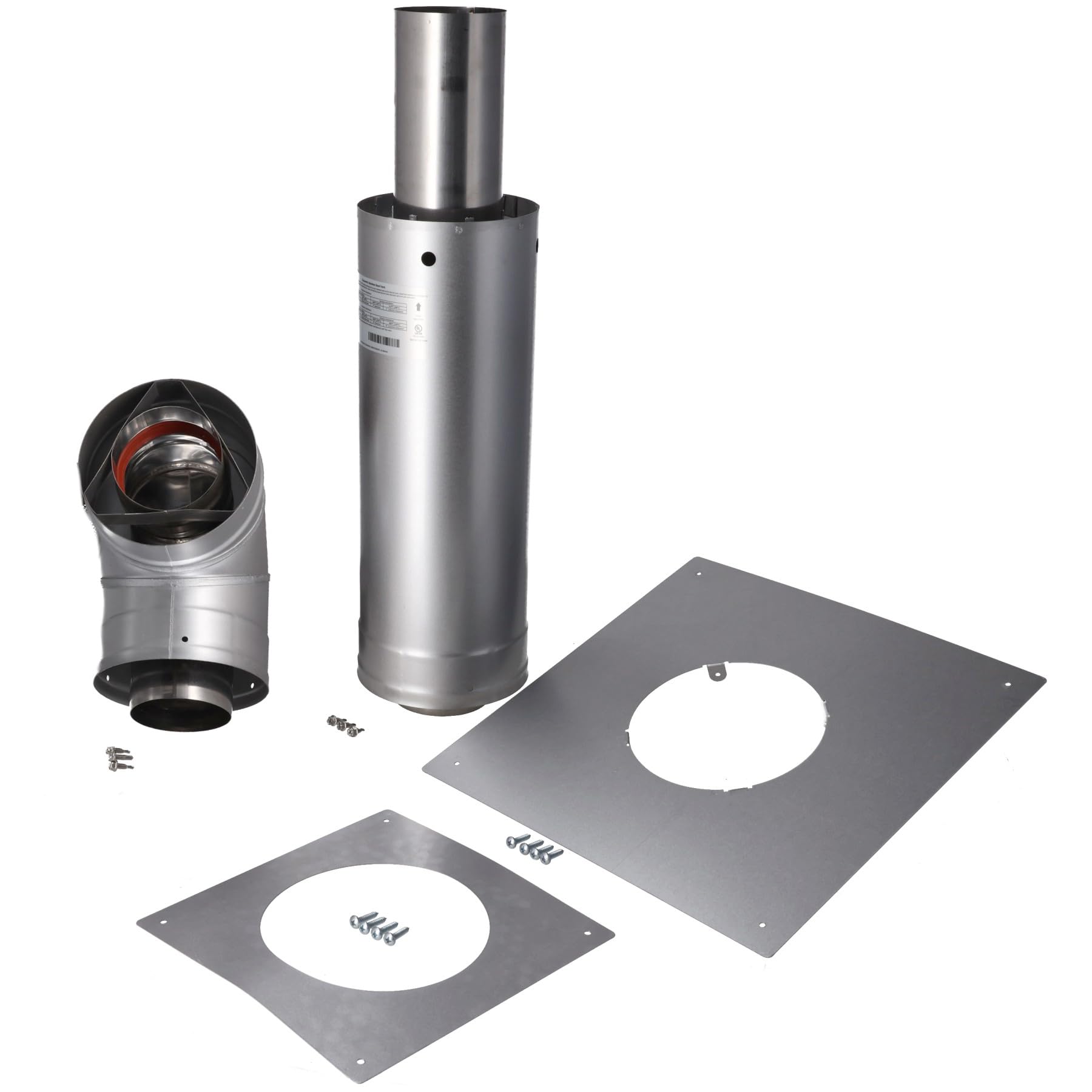 Rheem ProTech Horizontal Vent Straight Termination Kit for Tankless Gas Non-Condensing Water Heaters (Max Wall Thickness 10") - RTG20280-1