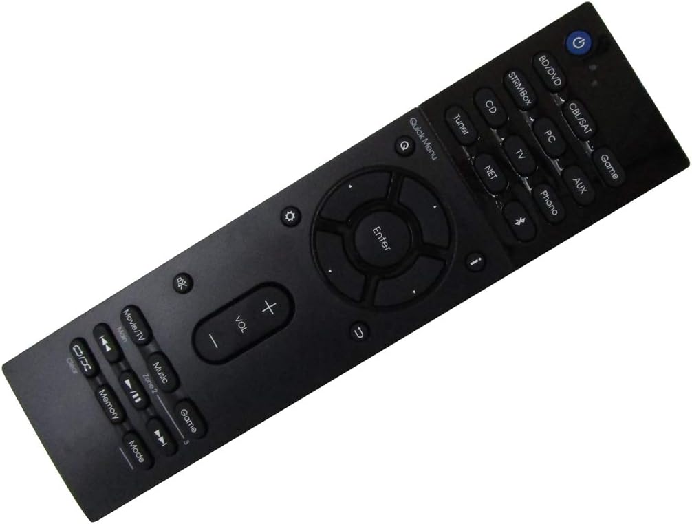HCDZ Replacement Remote Control for Onkyo TX-NR777 TX-NR686 TX-NR787 TX-DS787 TX-NR626 RC-972R TX-NR696 Network Home Theater A/V Receiver