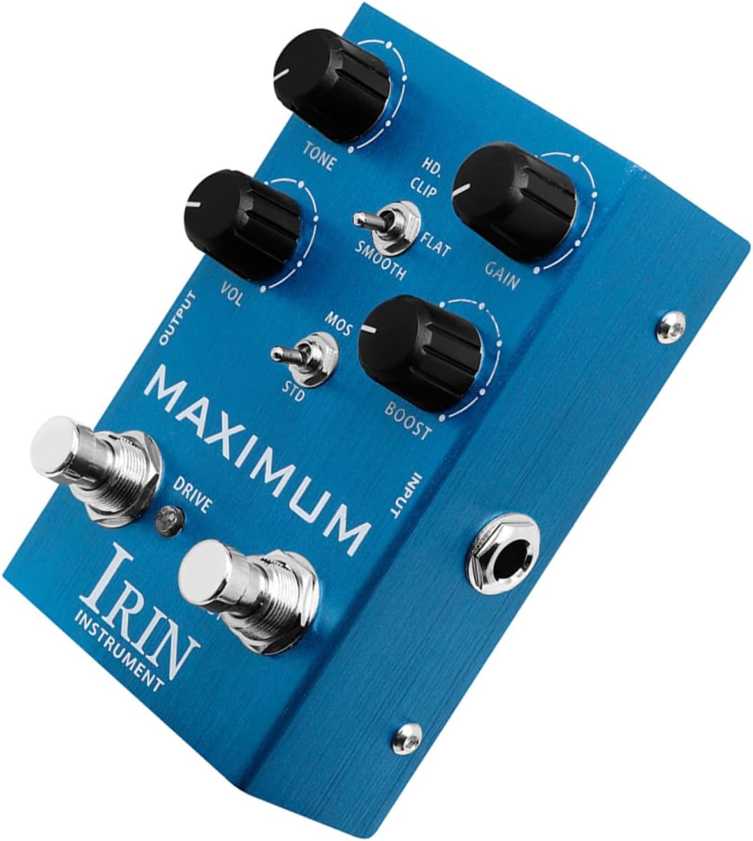 HEMOTON Electric Guitar Effector Sound Effect Board Delay Effect for Electric Guitar Stereo Delay Multi Effects Switcher Electric Guitar Model Guitar Effects Aluminum Alloy Blue