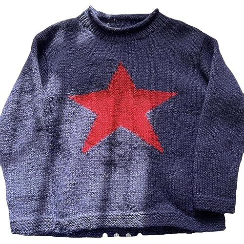Y2K Fairy Grunge Sweater Vintage Goth Star Pullover Oversized Knitted Tops Emo Dark Academia Clothing Preppy Knitwear