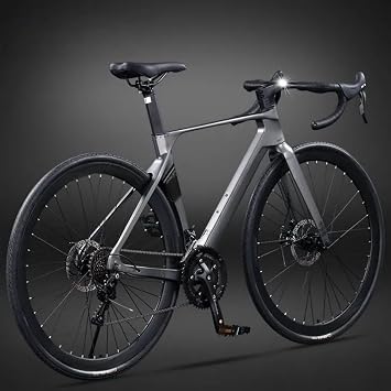 Ultra Lightweight Competition Aero Road Bike, 700C x 28C, 14/16/18 Speed Shifter, Aluminum Frame, Road Bike, Dual Control Lever, Bicycle, Aero Frame, Internal Wiring, Front and Rear Wheels