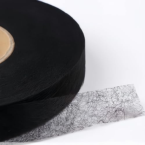 Miniatura 2 de SHANDERBAR Cinta de dobladillo, no hay necesidad de coser cinta de dobladillo, pegamento PA termofusible forro adhesivo de tela para planchar,