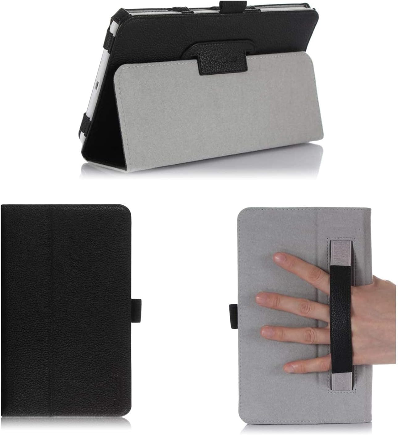ProCase Folio Case for Samsung Galaxy Tab 4 8.0 Tablet 2014 (8 inch, Model: SM-T330 / T331 / T335), Premium Leather Case with Auto Sleep/Wake Feature -Black