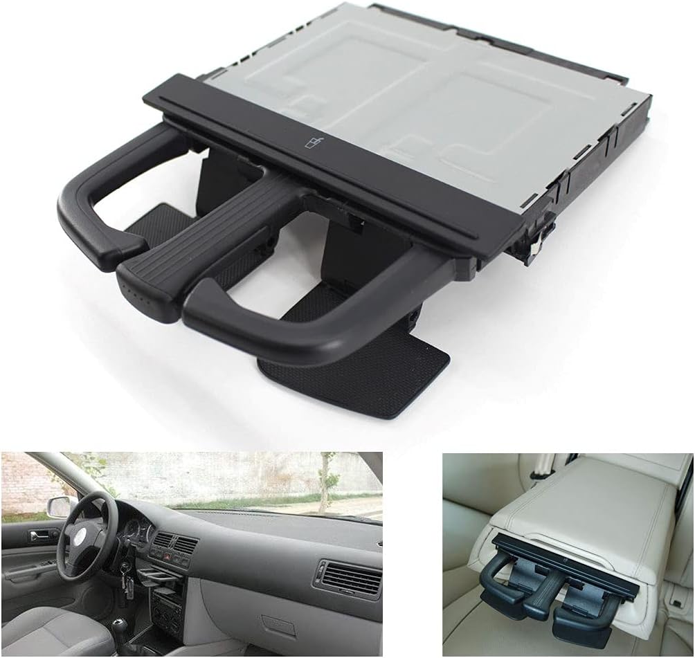 Black Cup Holder Bracket for Audi A3/A4/A5/A6/Q5/Q7 VW Jetta MK4 VW Golf MK4 VW Passat B6 Replacement for Car Cup Drink Holder