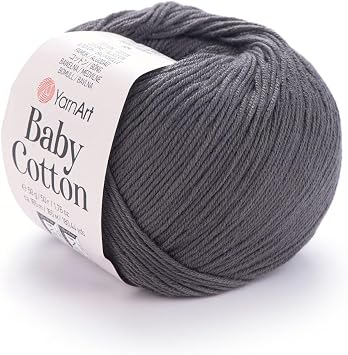 Yarnart Baby Cotton - Bebek El  rg  Ipi Antrasit-454