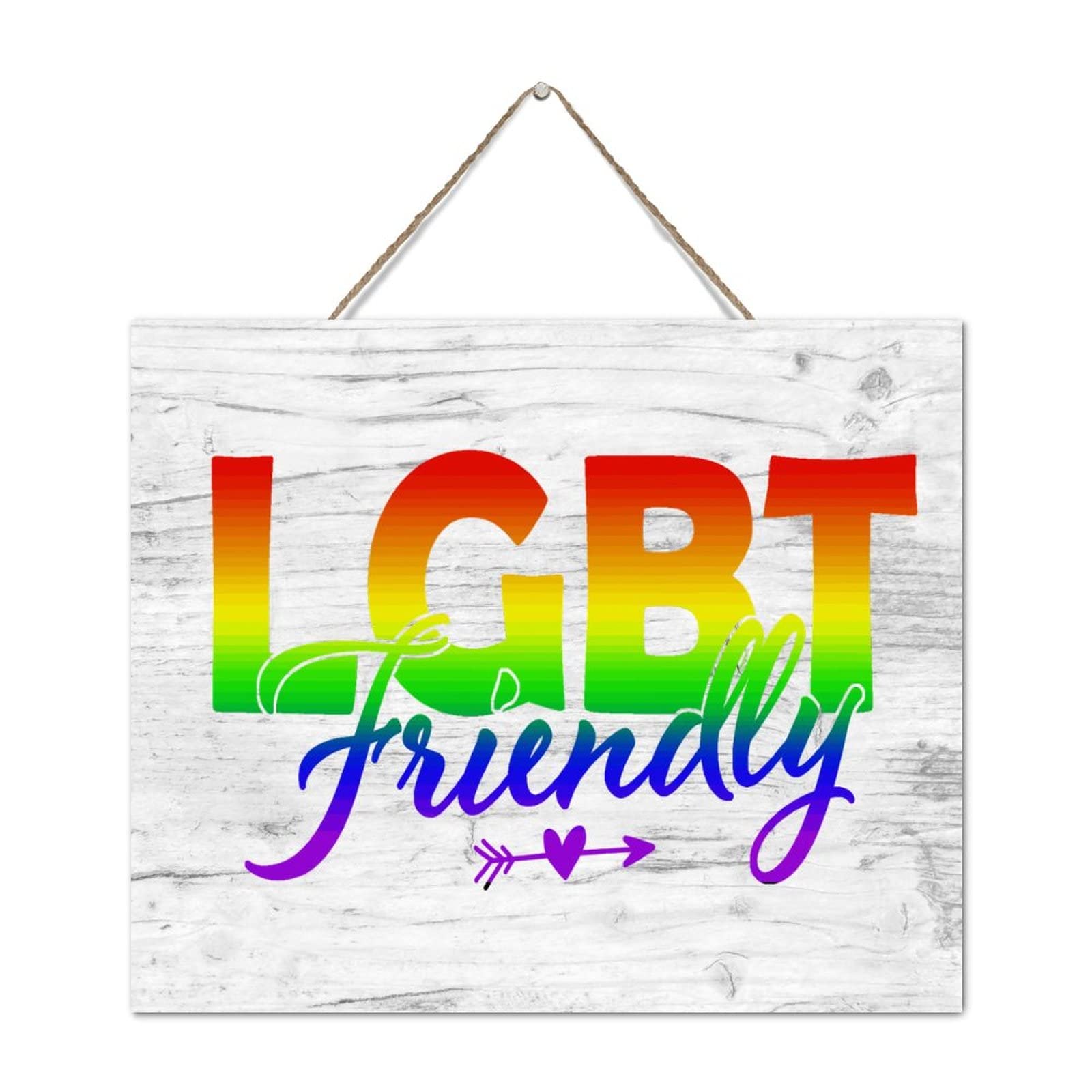 Panneau en bois pour décoration de chambre LGBT et salon chaleureux