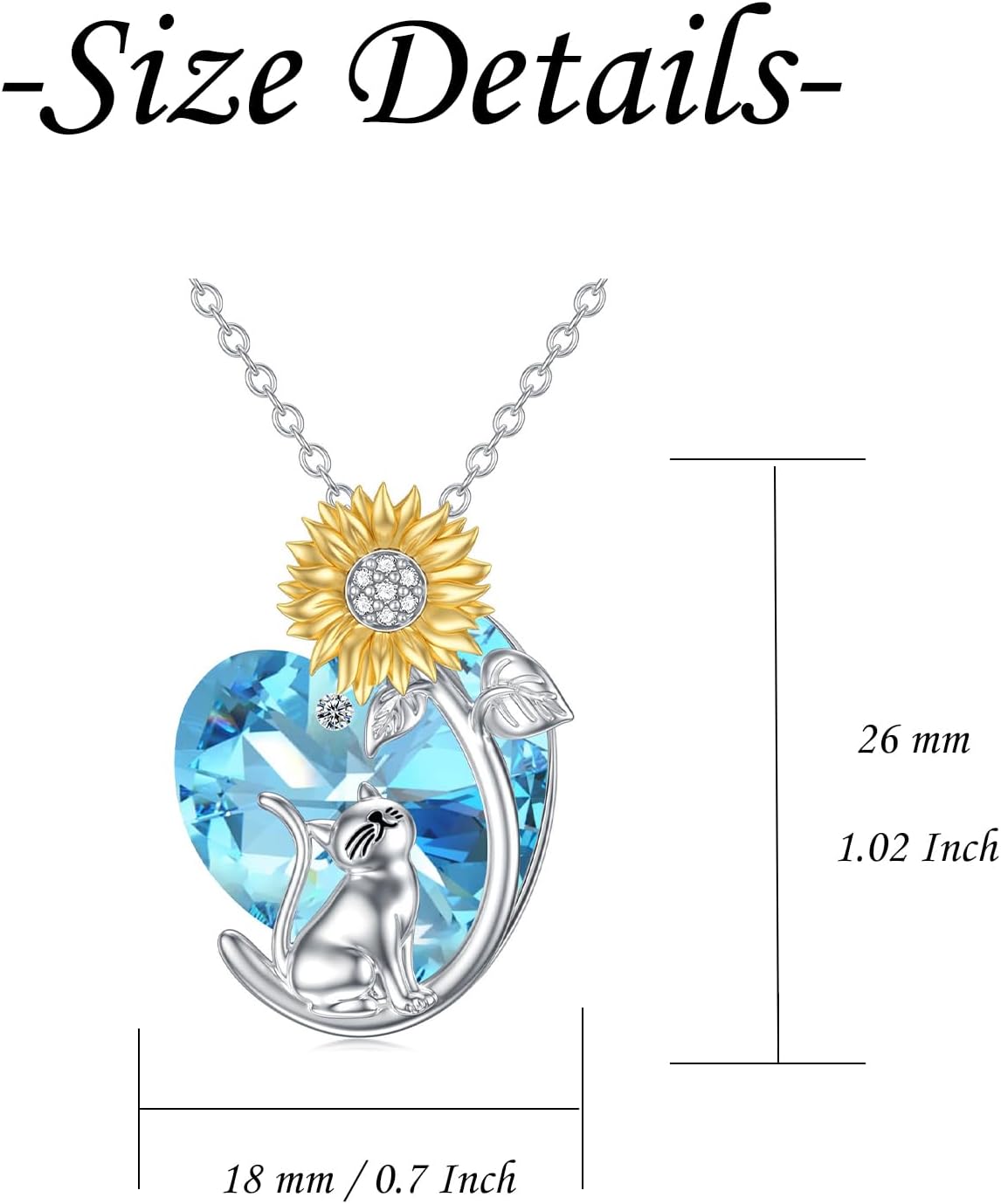Cat Dog Necklace 925 Sterling Silver Pet Pendant Jewelry for Women Christmas Birthday Gifts
