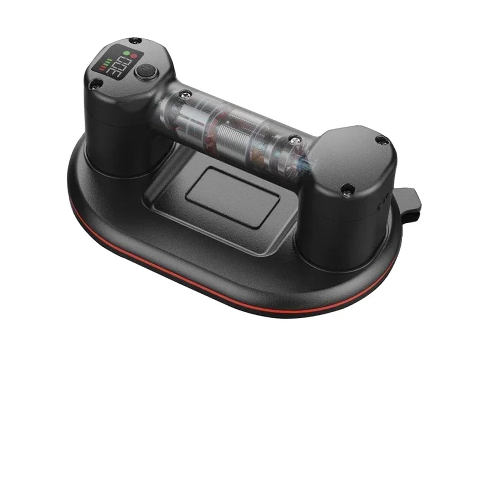 Zxzzas Type C - Usb Cable Vacuum Suction Cup, Intelligent Display Industrial Grade Electric Vacuum Suction Cup 300Kg Load Heavy Duty Granite Tile S Lifter 4000Mah Battery