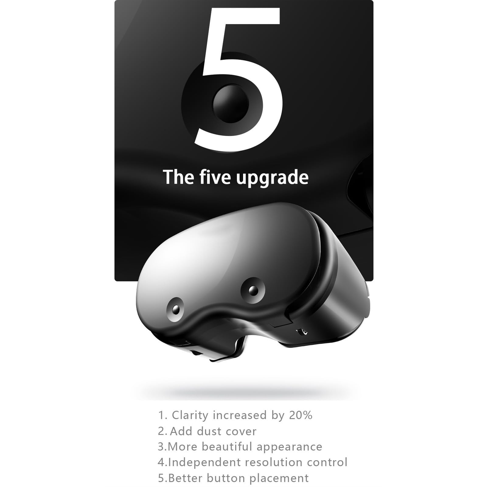 Cuffie per realtà Virtuale VR Occhiali 3D Occhiali VR Casco per realtà Virtuale 3D 5-7 Pollici per TV, Film Sul Telefono, Istruzione e Videogiochi Compatibile con IOS, Android