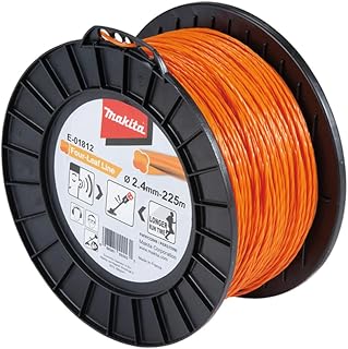 Four-Leaf E-01812 Line for Cordless Scythe and Grass Trimmer (2.4 mm, 225 mm, Orange)
