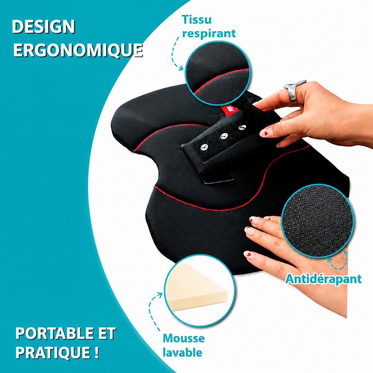 Ceinture grossesse voiture – Adaptateur ceinture femme enceinte | Sécurité bébé & confort | Facile à installer | Universel | Babysafe