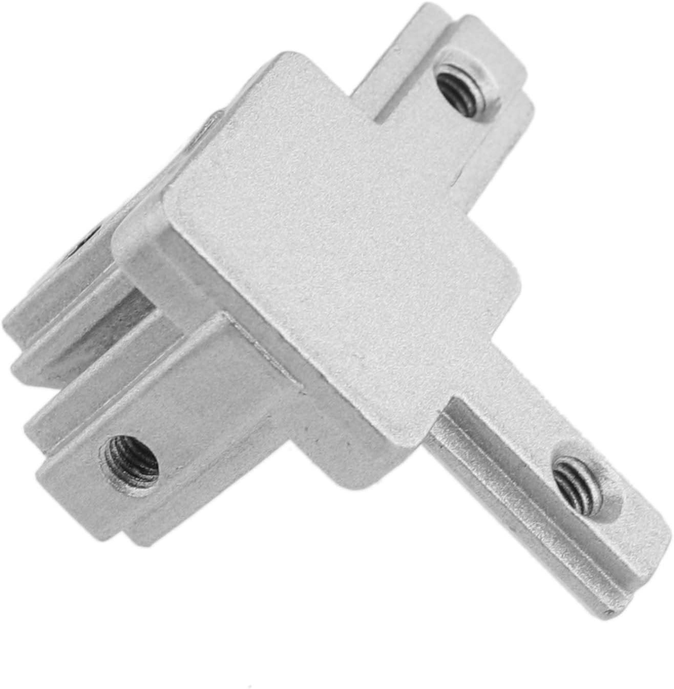 OTOTEC 4Pcs 3-Way 2020 Series End Corner Bracket T Slot 2020 Bracket Kit with Screws Aluminum Extrusion Connector for European Standard Aluminum Extrusion Profile - Image 5