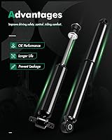 Vista 2 de SCITOO - Amortiguador delantero trasero para Toyota compatible con 1995-2002 para amortiguadores Toyota Tacoma 343209 344055 - Juego de 4 piezas