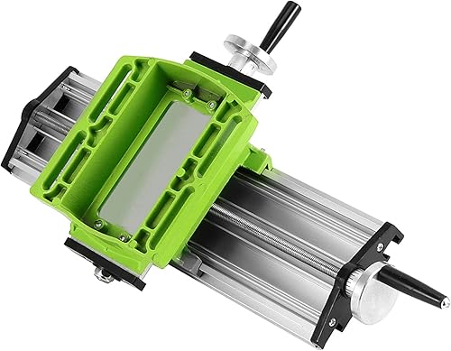 Miniatura 5 de JOIKIT Mini mesa de trabajo de fresadora de 12.2 pulgadas, mesa de diapositiva de perforación compuesta, mesa de trabajo multifuncional, mesa de