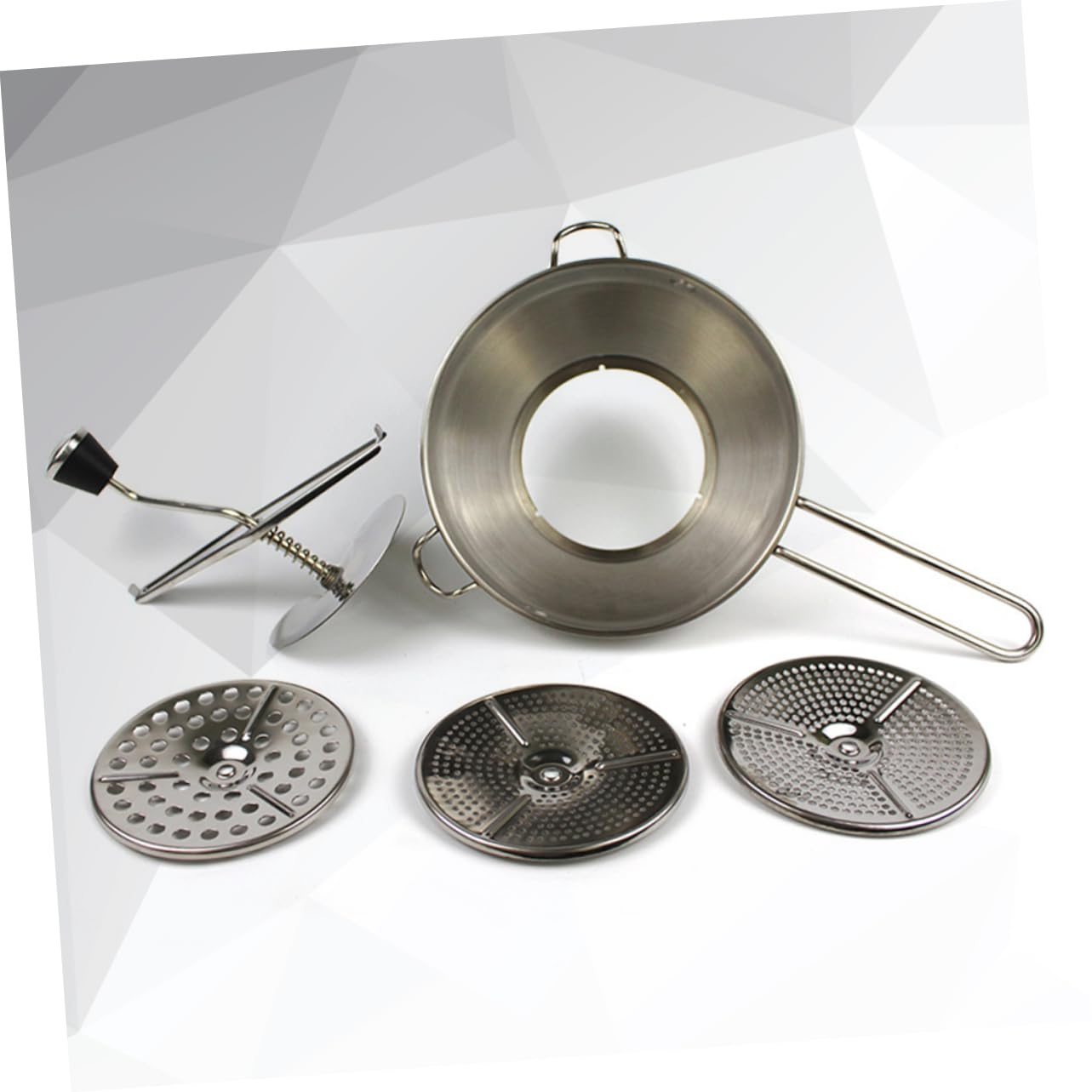 Alipis Edelstahl Gemüsemixer Für Babybrei Obst Und Gemüsezerkleinerer Leicht Zu Reinigen Ergonomisches Design Für Zubereitung Von Babynahrung - Hochwertige Küchenutensilien Für