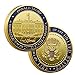 United States 45th 47th President Donald Trump Inauguration Challenge Coin Gold-Plated Commemorative 2024 Collectible Presidential White House Gift for Supporters