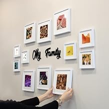 My Family Yaz l  Yap kanl  S k-Tak Paspartulu Beyaz Kare Foto raf  er evesi - 12'li Paket