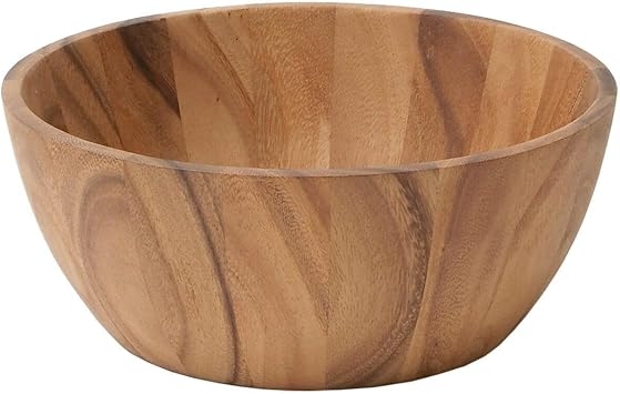 Frieling Acacia Wood Tulip Bowl, Small 2.5-Inch x 6.5-Inch Diameter