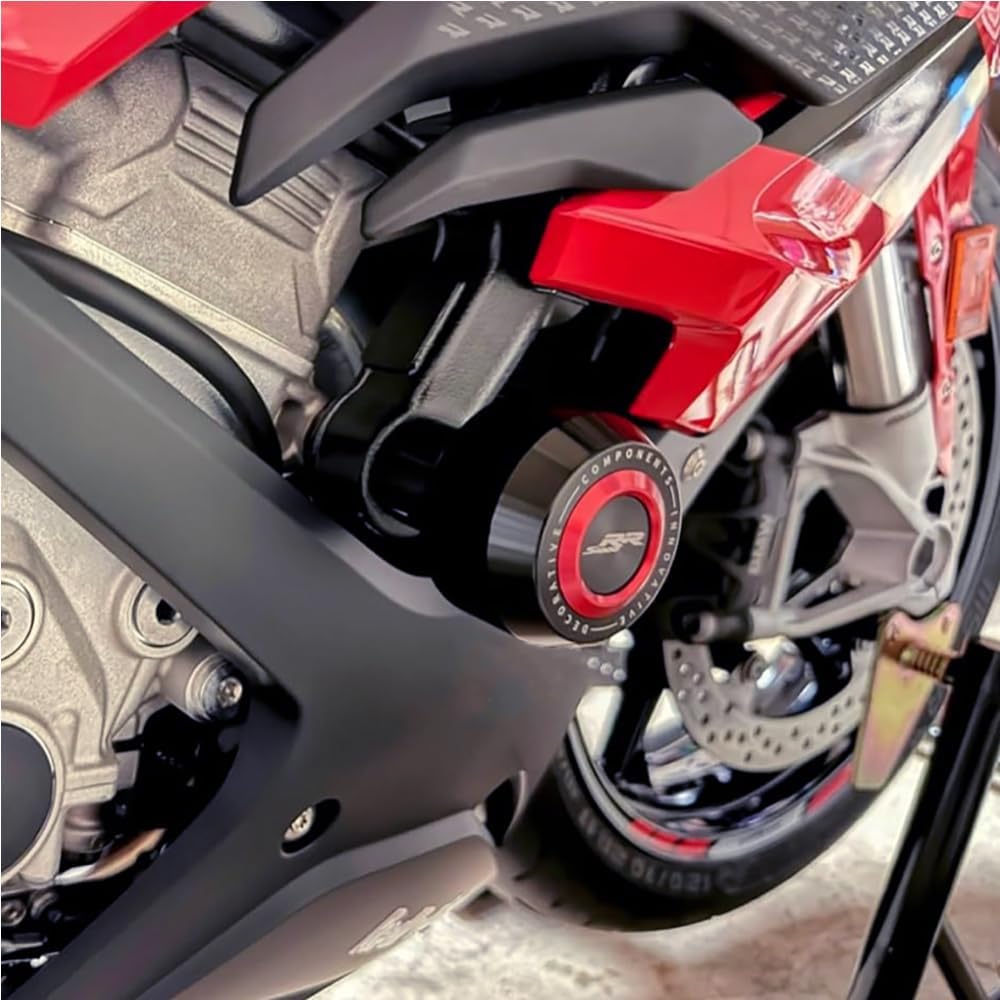 Motorcycle Frame Sliders Falling Protection CNC Compatible with S1000RR 2025 2024 2023 Crash Protector Pad Engine Fairing Guards S 1000 RR S1KRR S1000 RR S 1000RR S1000RR Accessories (Red)