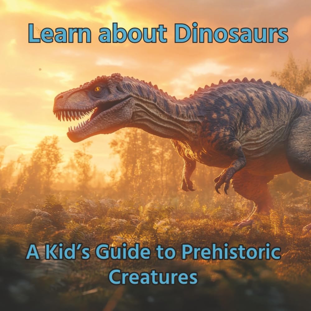 Learn About Dinosaurs: A Kid’s Guide to Prehistoric Creatures: Colourful Illustrations and Amazing Dinosaur Facts for Kids