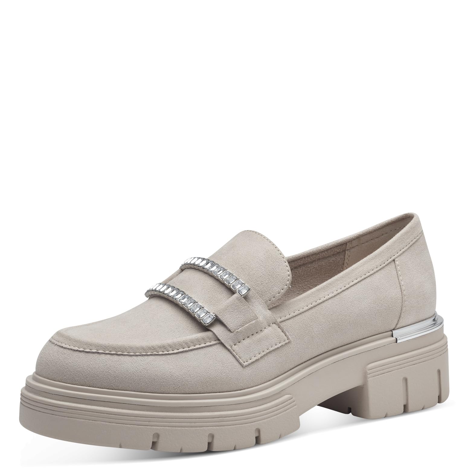 MARCO TOZZI Women's 2-24710-42 Loafers, Dune, 6.5