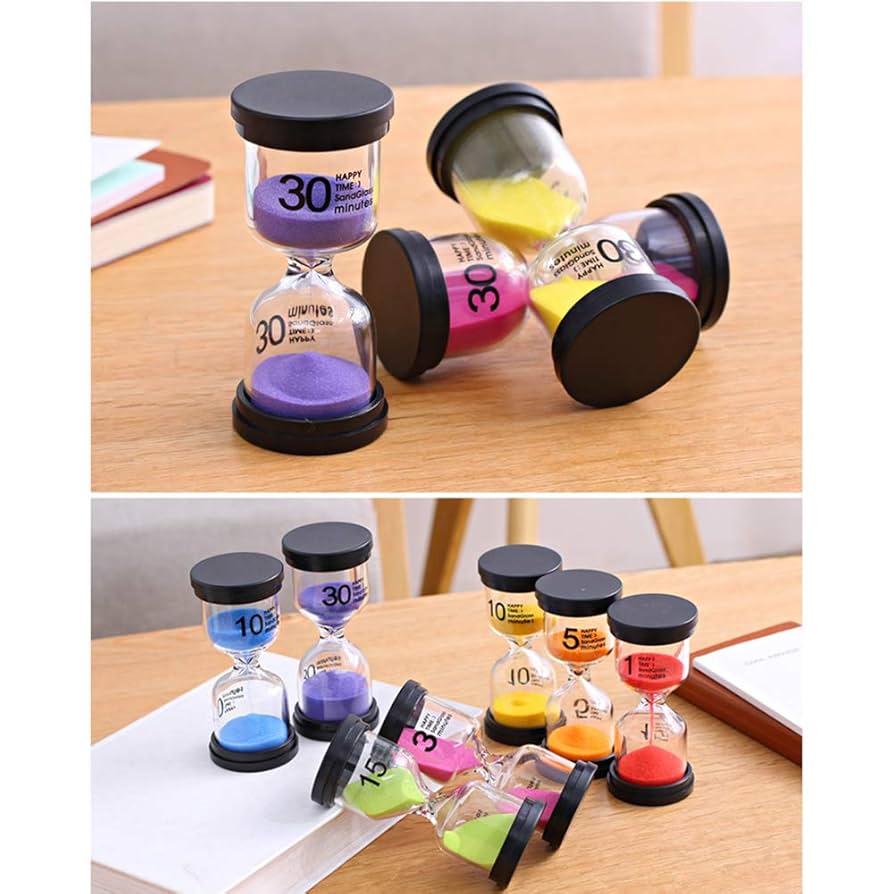 【美品】砂時計　3分4分5分　木枠　置物　インテリア　工芸品　美術品　A1347 和雑貨 四季彩堂 オンラインショップ / 砂時計 砂鉄 (茶木枠