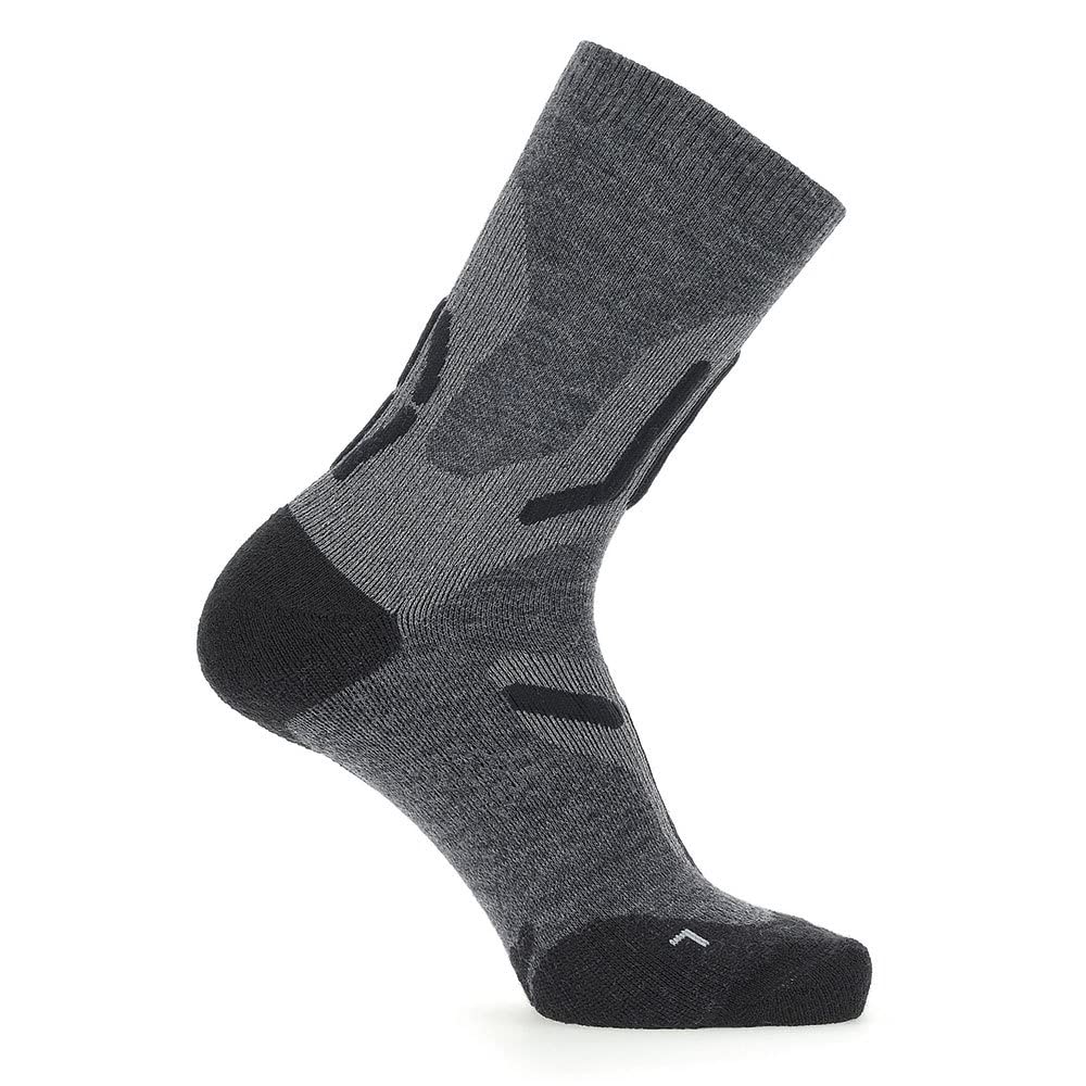 UYN S100237 TREKKING 2IN MERINO MID Socks Men's Medium grey/black 41