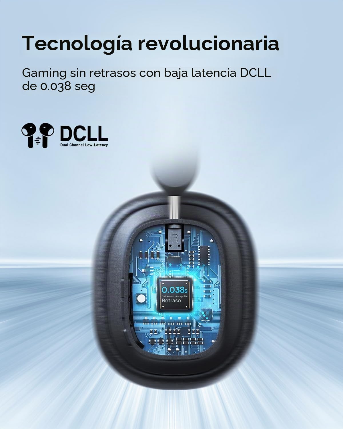 Baseus Auriculares con cancelación de ruido activo con batería de 100 horas, sonido LHDC Hi-Res, reduce el ruido hasta en un 95%, sonido espacial, micrófonos ENC, 0,038 s de baja latencia, auriculares