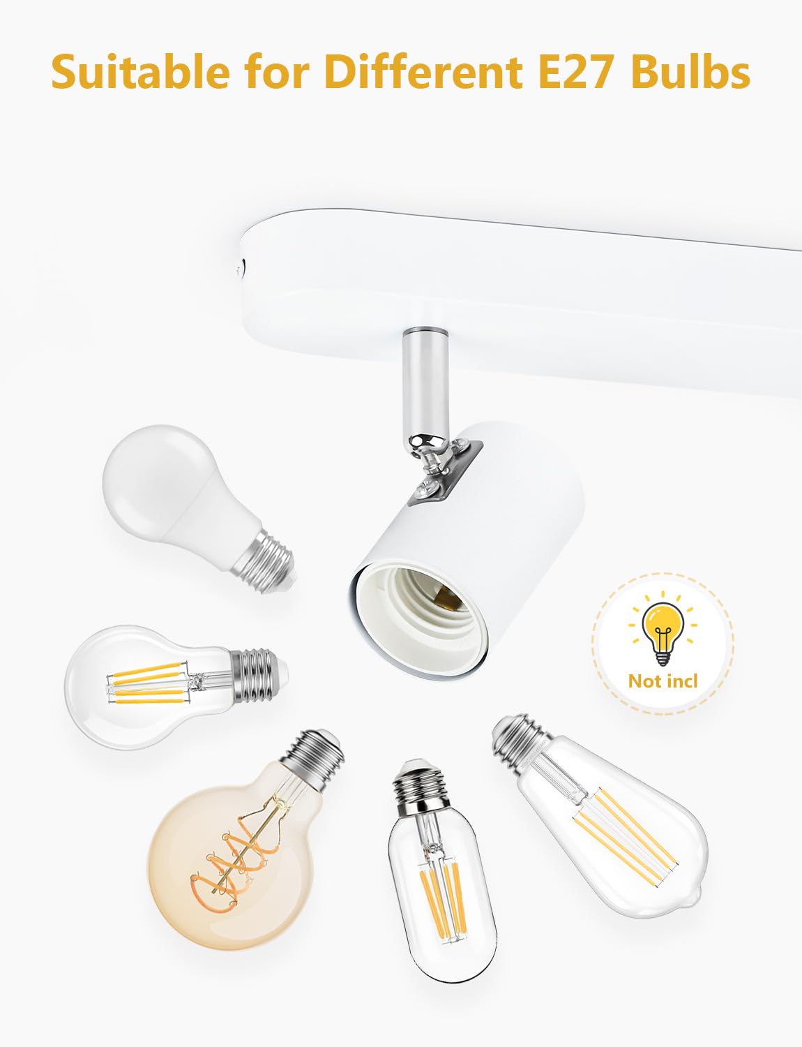 Lampa sufitowa / kinkiet, reflektor barowy w stylu retro, obrotowe i obrotowe, 3 lampy sufitowe w stylu retro w stylu vintage, do kuchni, salonu, korytarza, schodów, kawiarni (bez żarówki)