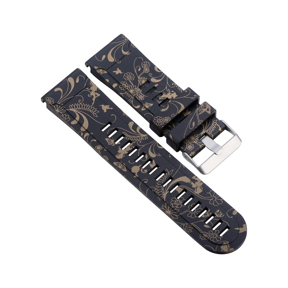 22 26 mm Impression de bandoulière de Montre à Ajustement Rapide pour 7X 7 7s 6X 6 6s Pro 5X 5 5s Plus 3 3hr Smart Bracelet