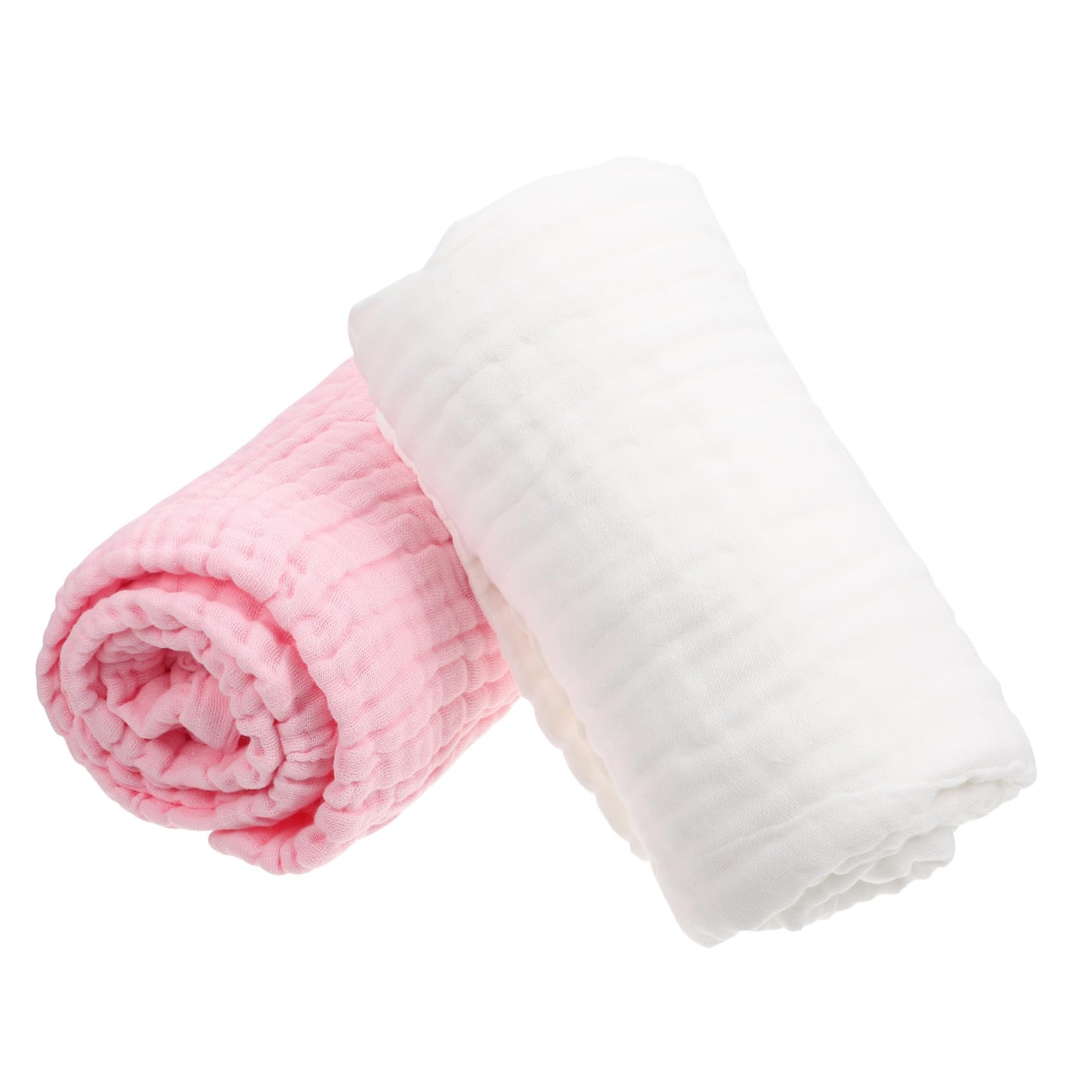 MAGICLULU Serviette de Bain Bébé en Coton 2 Pièces, Couverture Légère