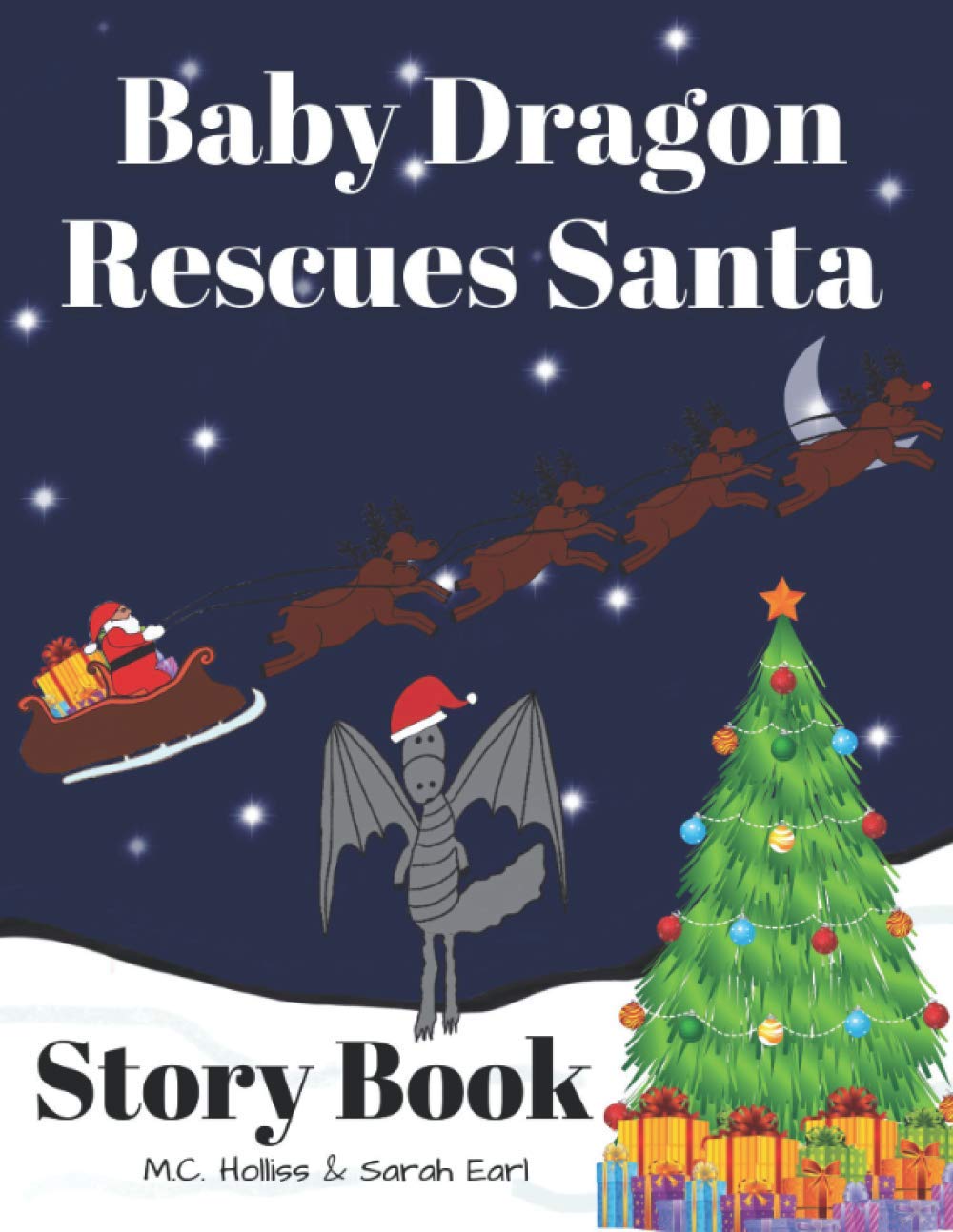 Baby Dragon Rescues Santa