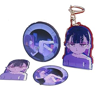 Amazon.co.jp: ずっと真夜中でいいのに キーホルダー 缶バッジ