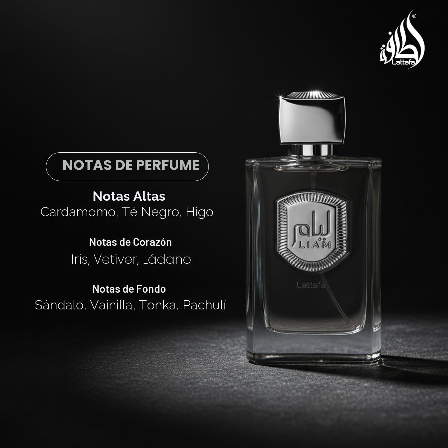 Amazon.com: Lattafa Liam Grey Eau de Parfum Spray para Unisex, 3.4