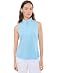 Jamie Sadock Sleeveless Zip Mock Top with Stud Detail - Main View