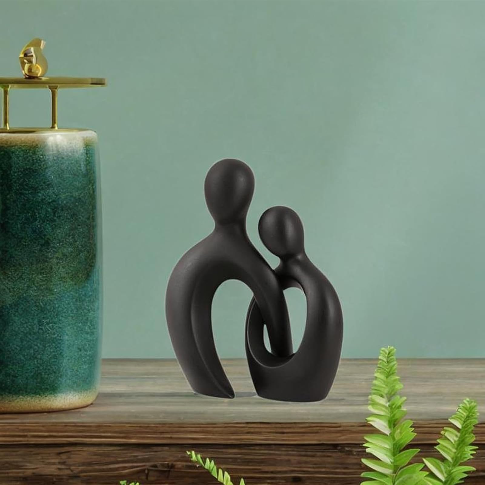 Amazon.co.jp: Ghjkldha 抽象的な金属彫刻 | 芸術的な彫刻の