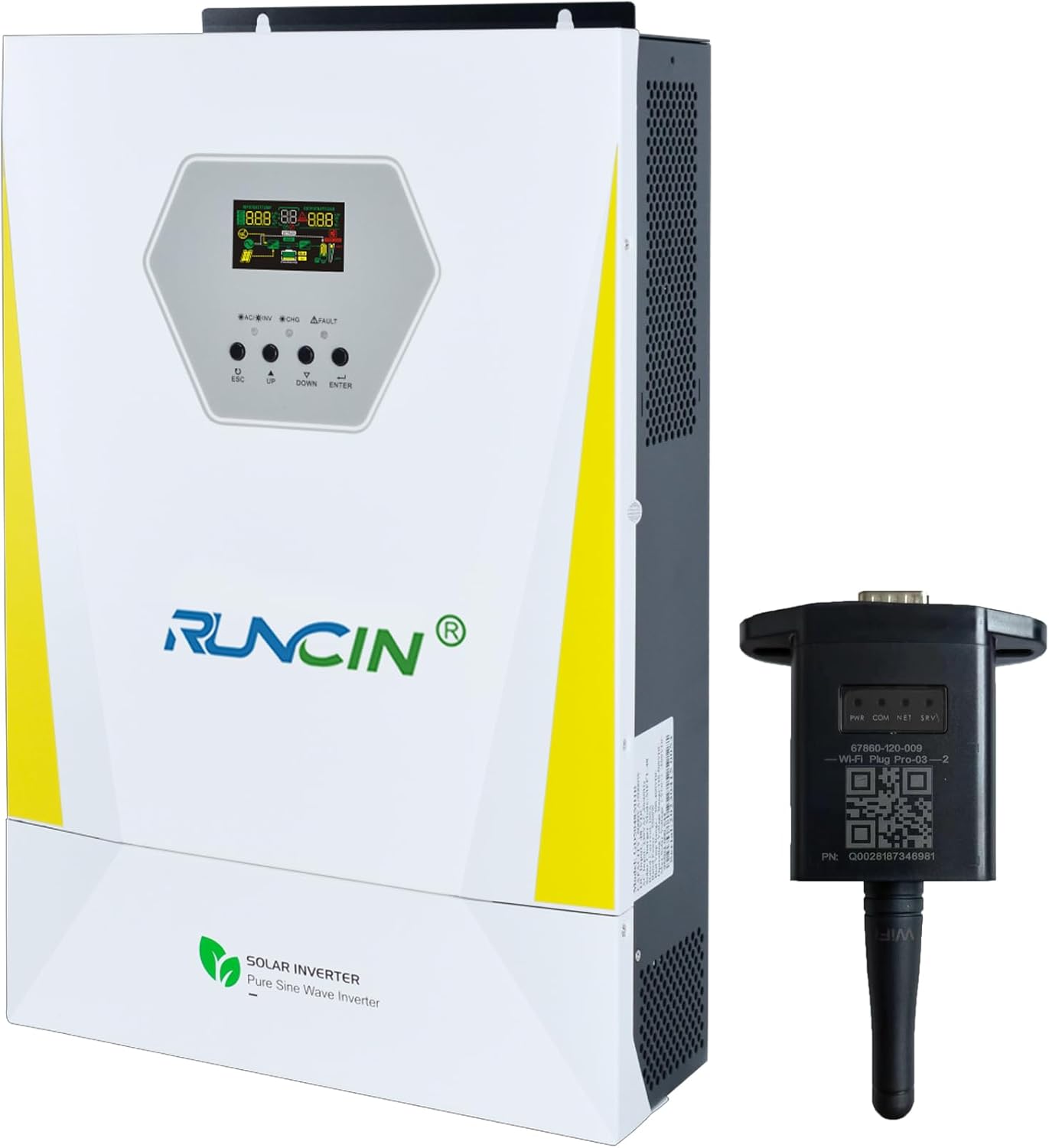 Amazon.com: 10000W Solar Hybrid Inverter 48V DC to 100~240VAC MPPT ...