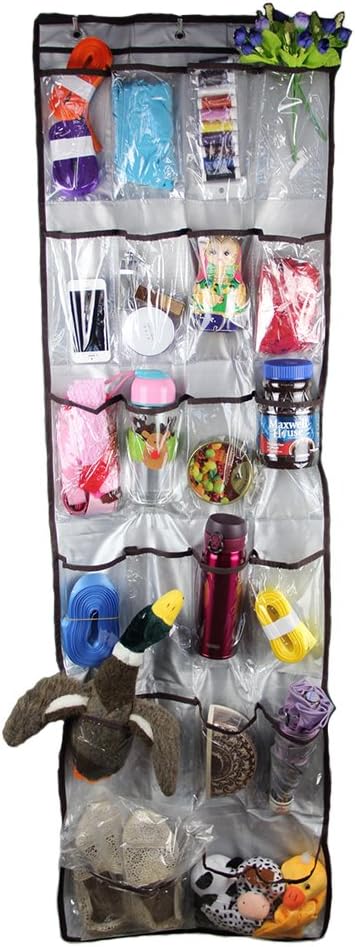 RayLineDo® Hanging Closet Over the Door Hanging Organizer kids Toy Shoes Jewelry Storage 22 Pockets