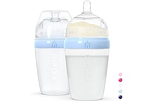 INTTERO Baby Bottles - 2 Pack Formula Dispenser Anti-Colic