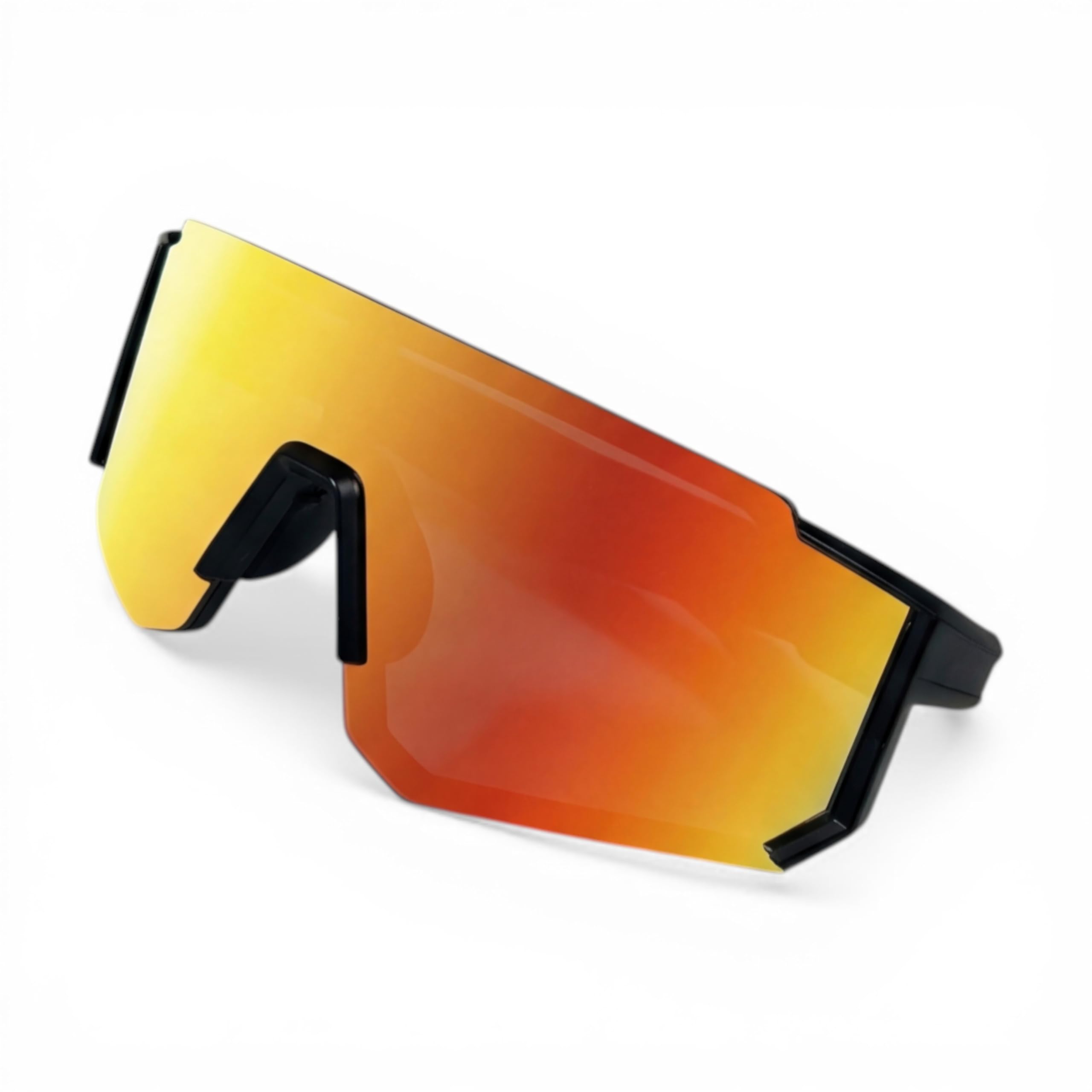 Gafas Deportivas Inteligentes Nilox Glen con Audio Open-Ear, Altavoces Integrados, Control por Voz Siri y Google, Lentes con Filtro de luz Azul, diseño ergonómico y Resistente IPX5