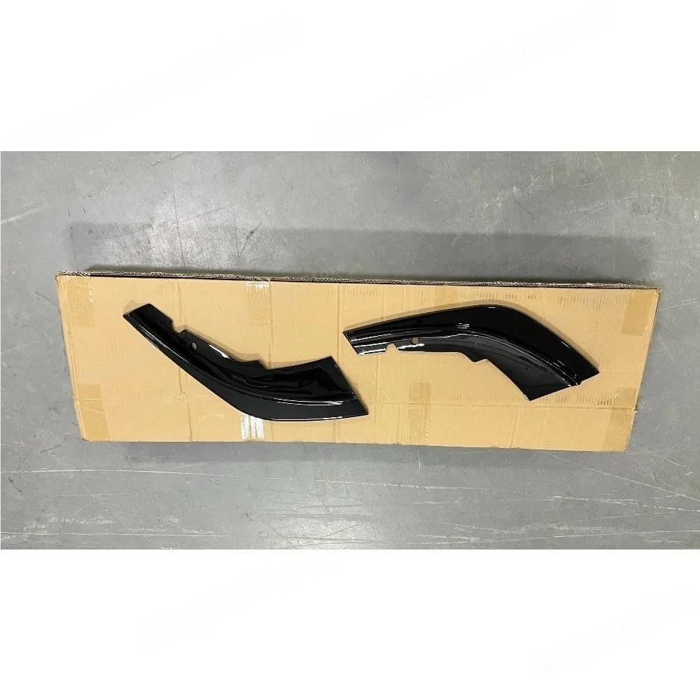 Przedni zderzak samochodowy Spoiler kompatybilny z BMW serii 1 F40 M Sport 118i 120i 128ti 2019 + dyfuzor rozdzielacza ostrze Body Kit Tuning część samochodowa(Carbon Look A)