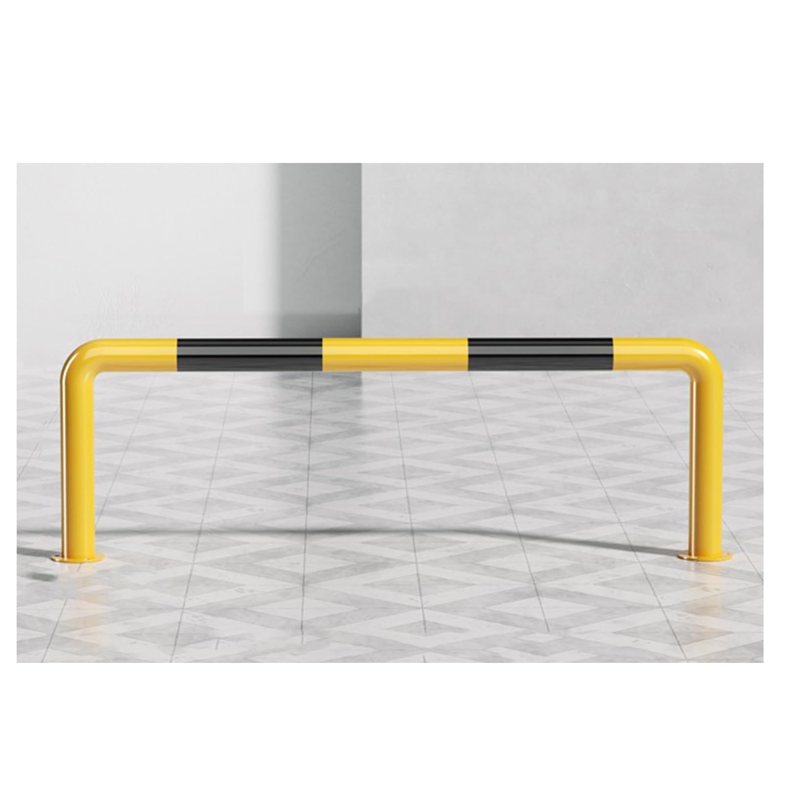 AYCDL Car Blocker, U-Shaped Guardrail Collision Bar,U Shape Bollards for Driveway Garage Parking,39.37/59inch Collision Round Parking Post,One Color-59 x 19.68inch