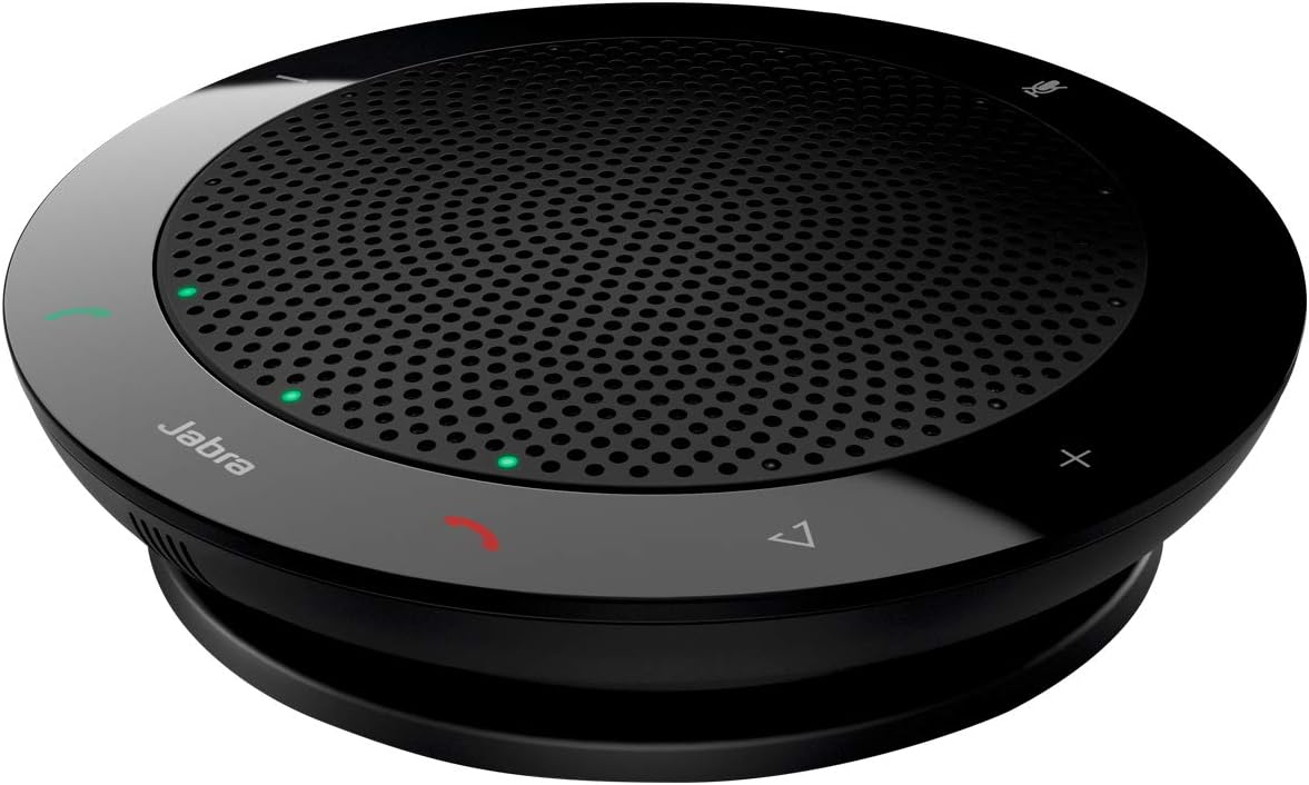 Altavoz con cable Jabra Speak 410 para softphones, optimizado para MS – Fácil configuración, altavoz USB portátil para celebrar reuniones en cualquier lugar con una calidad de sonido excepcional