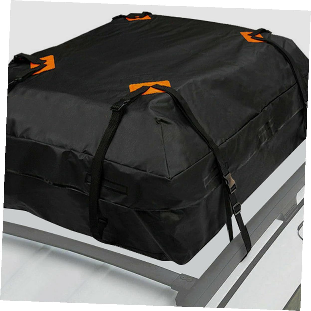 Oxford Car Roof Bag Rooftop Cargo Carrier Storage Pouch Stable Fixation for Extra Vehicle Luggage Space