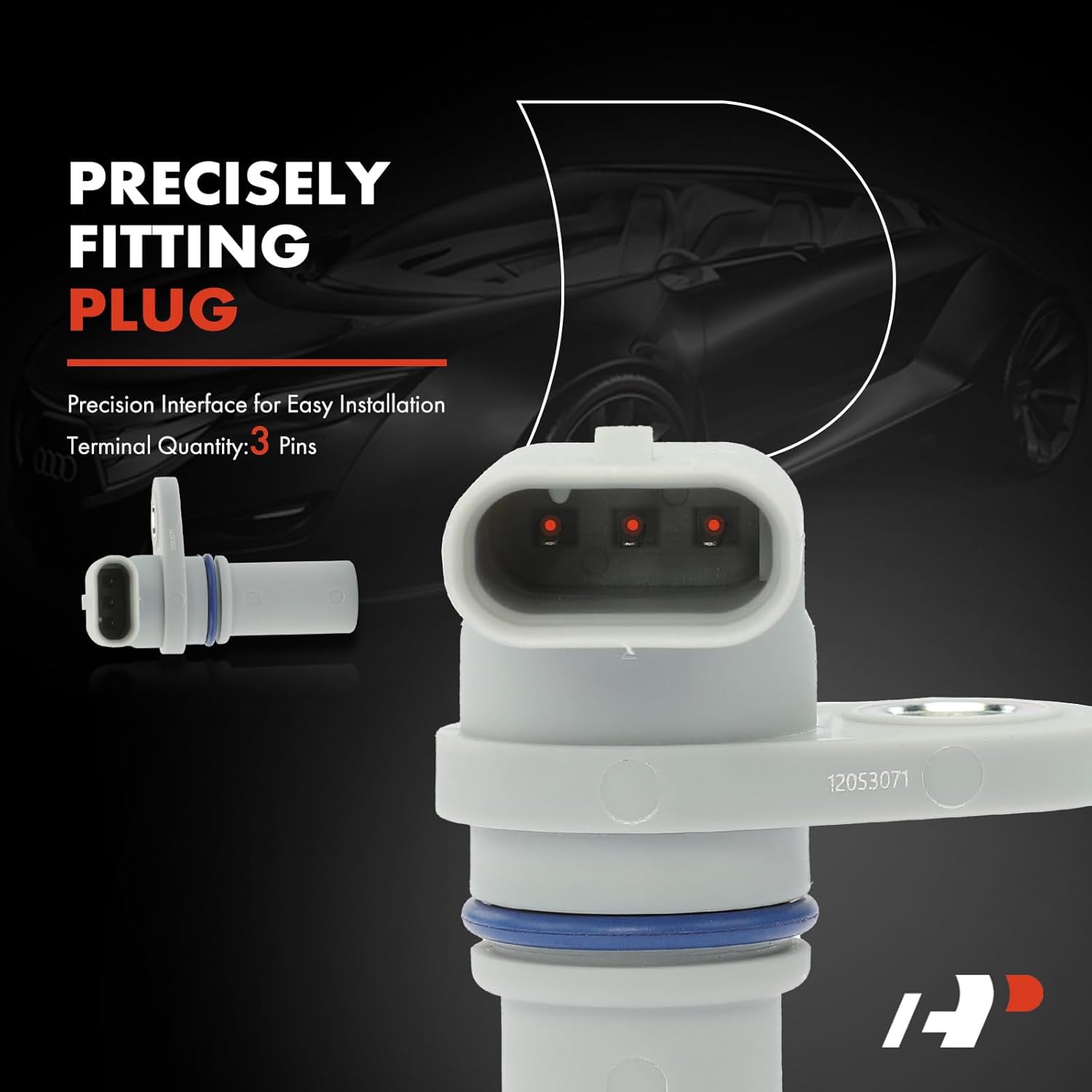 A-Premium Engine Crankshaft Position Sensor Compatible with Land Rover Range Rover 2013-2020, Range Rover Sport 2014-2020, LR4 2014-2016, Discovery 2017-2020 & Jaguar F-Pace 2019, XF 2013-2020, XJ