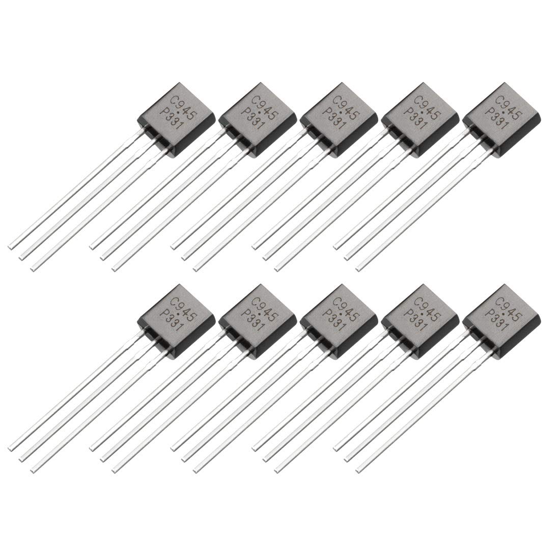 uxcell 10pcs C945 Transistor Plastic-Encapsulate Power TO-92