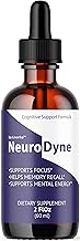 NeuroDyne - Official NeuroDyne Drops Supplement Brain Support Advanced Formula, Neuro Dyne Liquid Premium All Natural Cognitive Focus Nerve Support for Health Wellness, 1 Bottle for 1 Month