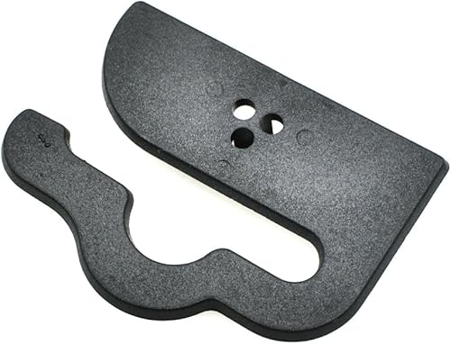 Miniatura 3 de 20pcs plástico gancho colgador & para embalaje calcetín prenda textil accesorios negro